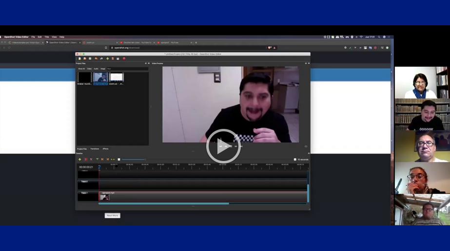 2da sesión capacitación RED Ulagos Formación de Profesores, “Generación y Publicación de Cápsulas de videos Educativos”